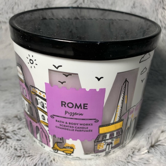 Pizzeria “Rome” 3-Wick Candle from Bath & Body Works (2019) BBW - Picture 1 of 3